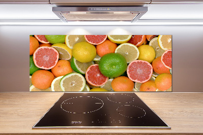 Cooker splashback Citrus fruits