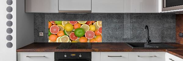 Cooker splashback Citrus fruits