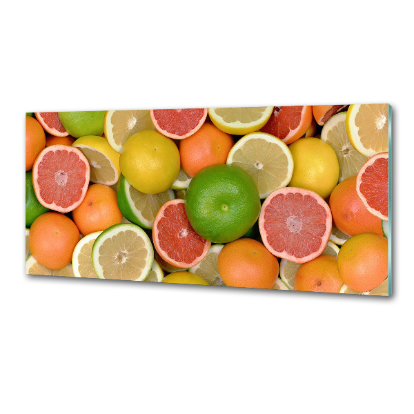 Cooker splashback Citrus fruits