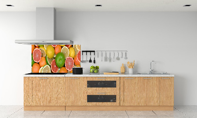 Cooker splashback Citrus fruits