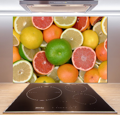 Cooker splashback Citrus fruits