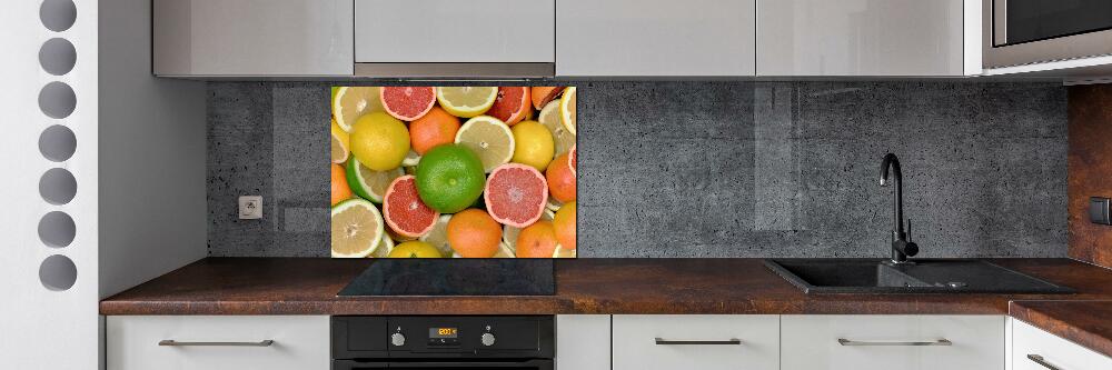 Cooker splashback Citrus fruits