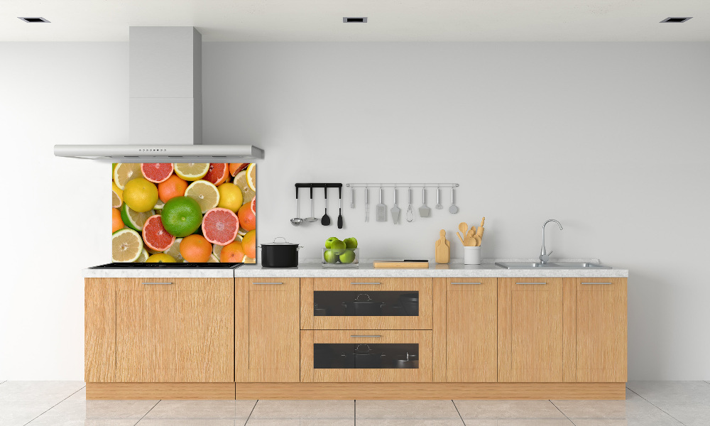 Cooker splashback Citrus fruits