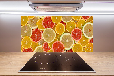 Cooker splashback Citrus fruits