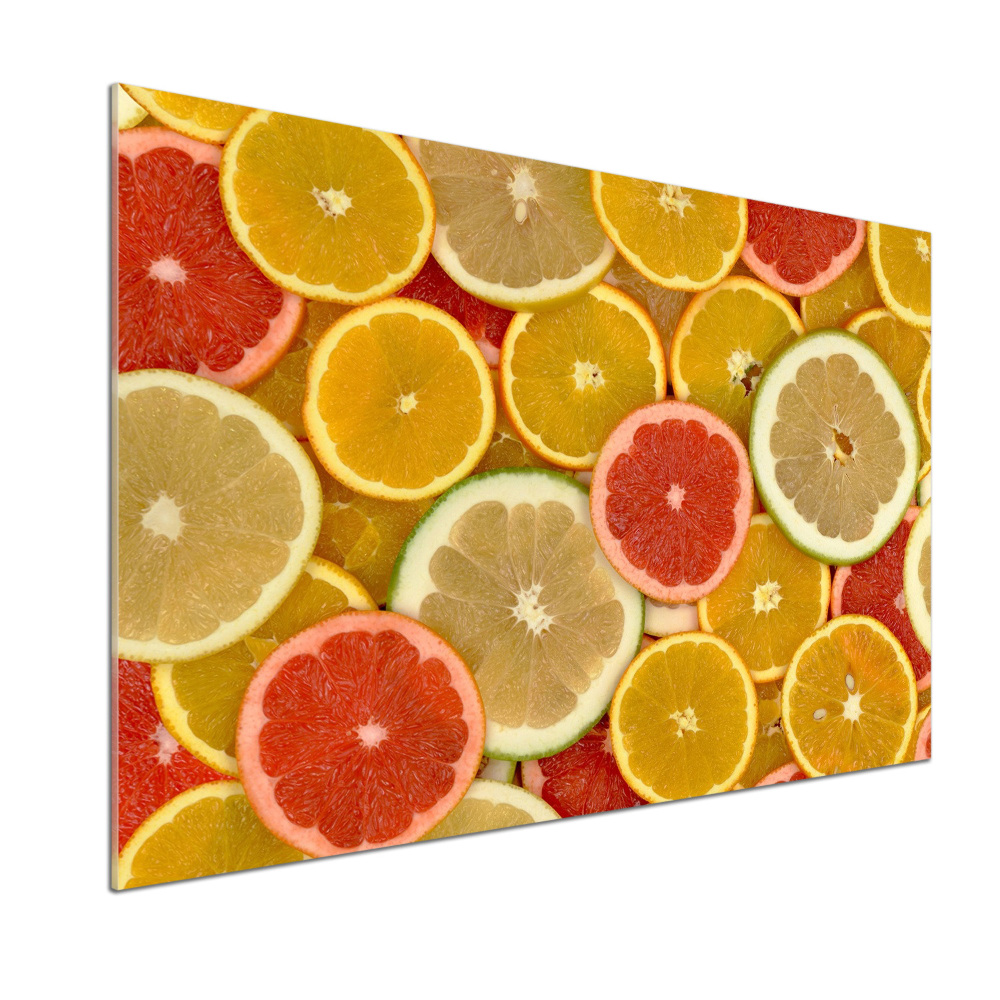 Cooker splashback Citrus fruits