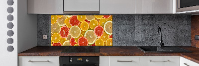 Cooker splashback Citrus fruits