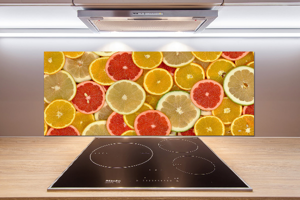 Cooker splashback Citrus fruits