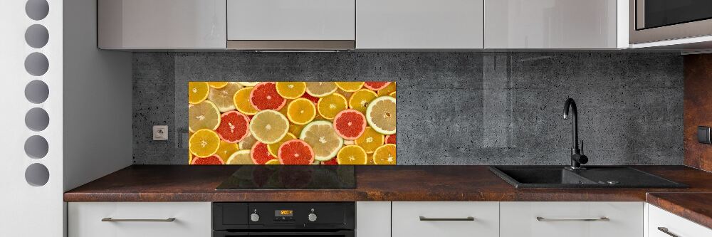 Cooker splashback Citrus fruits