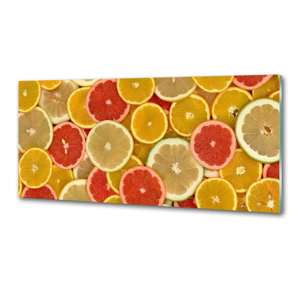 Cooker splashback Citrus fruits