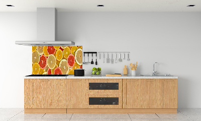 Cooker splashback Citrus fruits