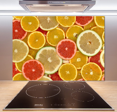 Cooker splashback Citrus fruits