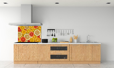 Cooker splashback Citrus fruits