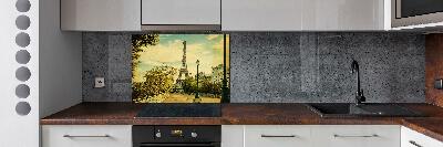 Cooker splashback Eiffel Paris tower