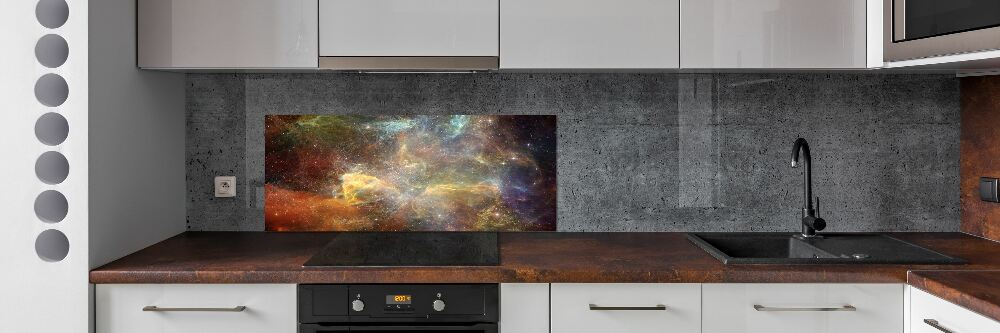 Cooker splashback Cosmos