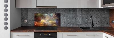 Cooker splashback Cosmos