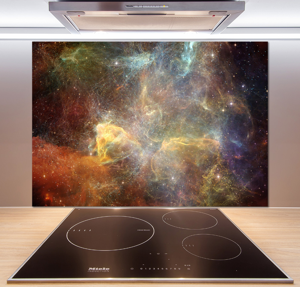 Cooker splashback Cosmos