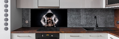 Cooker splashback Muscle structure