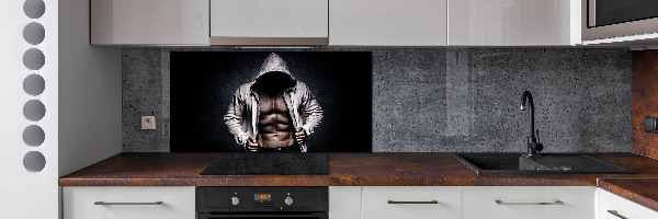 Cooker splashback Muscle structure