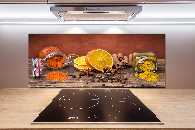 Cooker splashback A mixture of spices