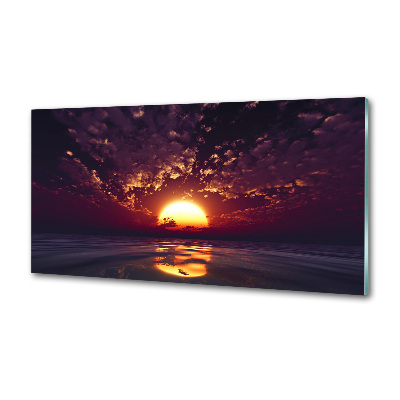 Cooker splashback Sunset