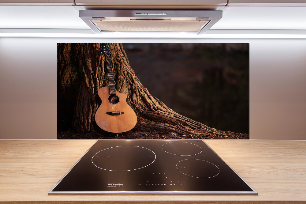 Cooker splashback Acoustic guitar