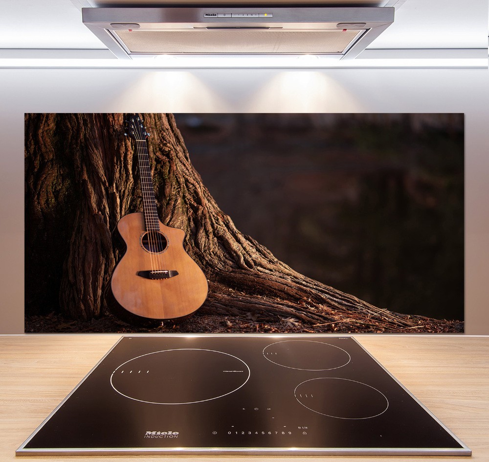 Cooker splashback Acoustic guitar