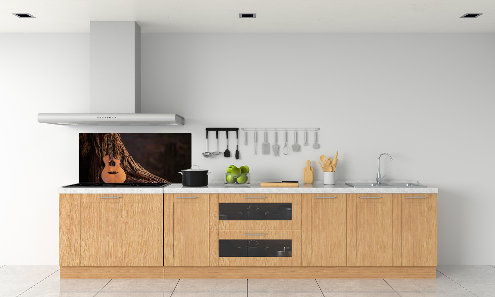 Cooker splashback Acoustic guitar