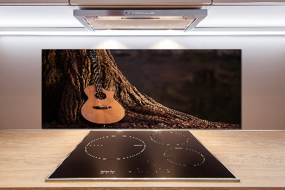 Cooker splashback Acoustic guitar