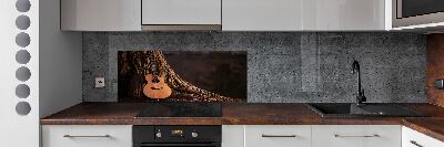 Cooker splashback Acoustic guitar