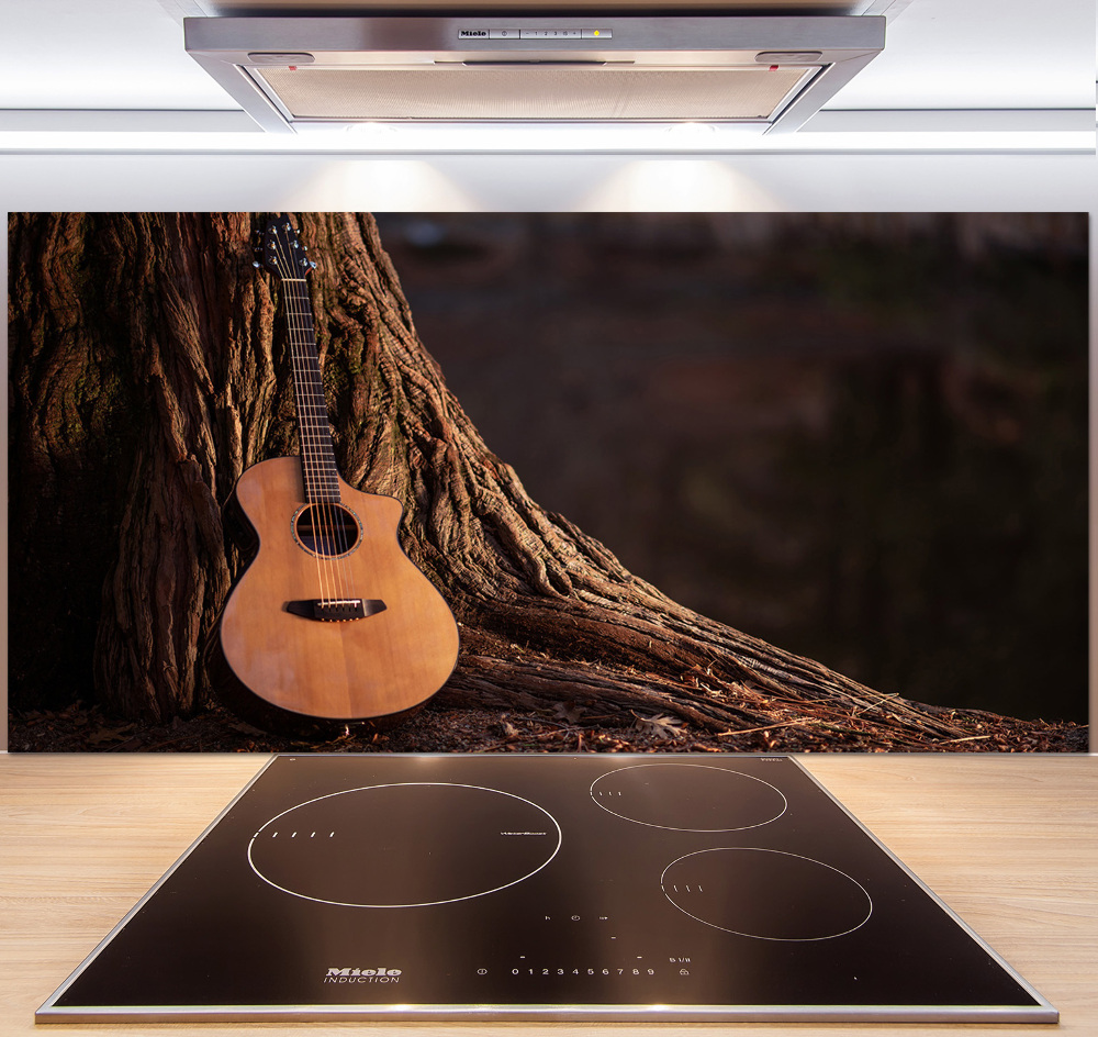 Cooker splashback Acoustic guitar