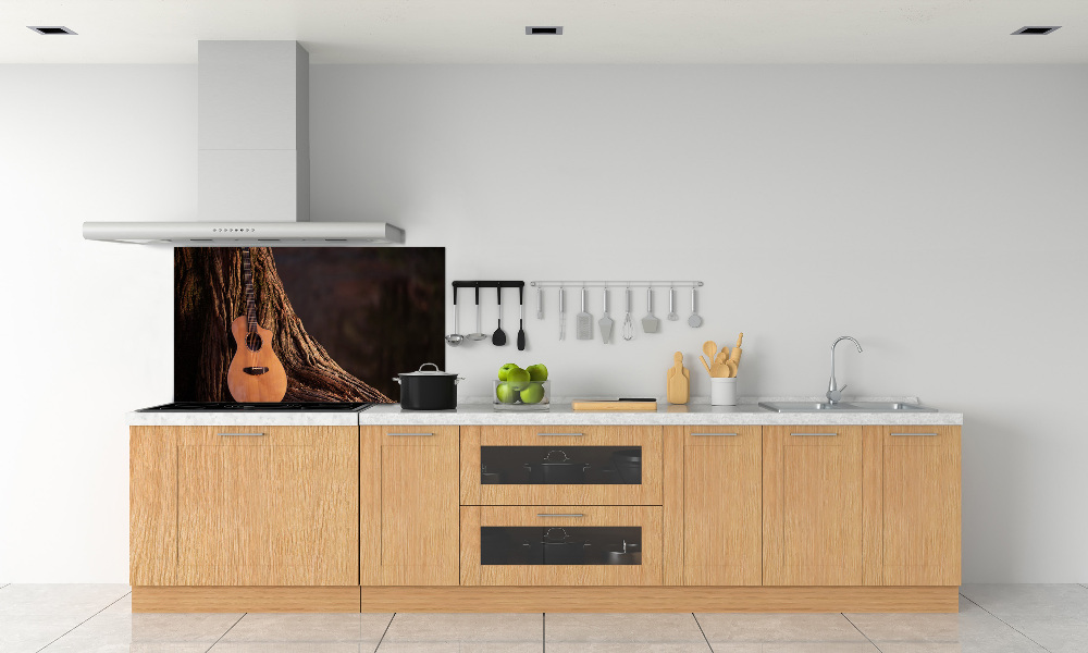 Cooker splashback Acoustic guitar