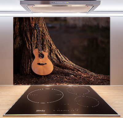 Cooker splashback Acoustic guitar