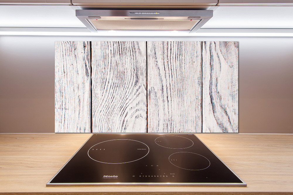 Cooker splashback Wooden wall