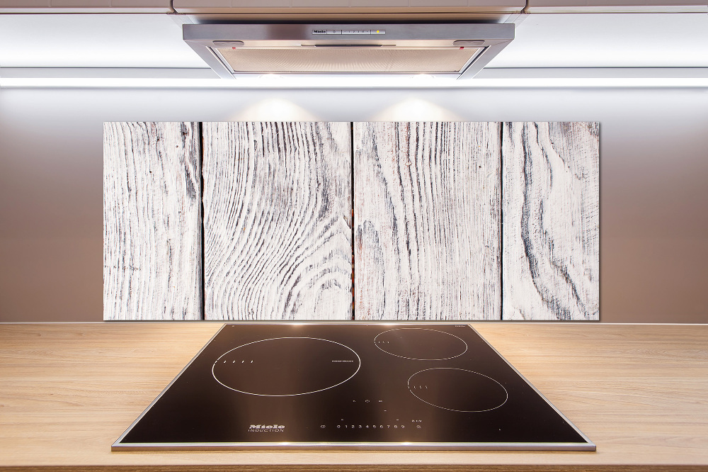 Cooker splashback Wooden wall