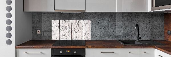 Cooker splashback Wooden wall