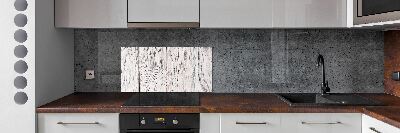 Cooker splashback Wooden wall