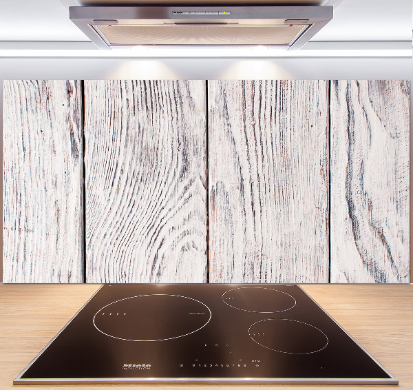 Cooker splashback Wooden wall