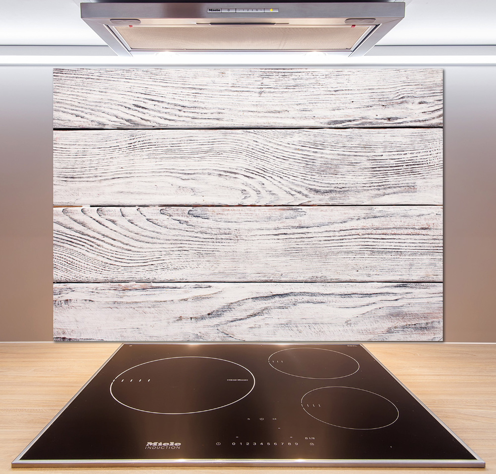 Cooker splashback Wooden wall