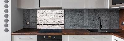 Cooker splashback Wooden wall