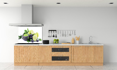 Cooker splashback Lime and stones