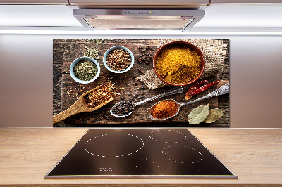 Cooker splashback A mixture of spices