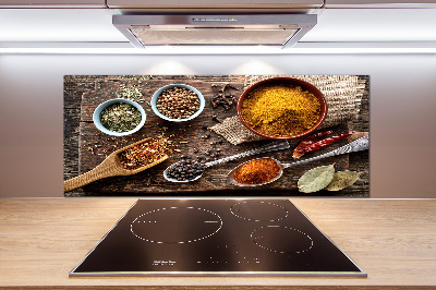 Cooker splashback A mixture of spices