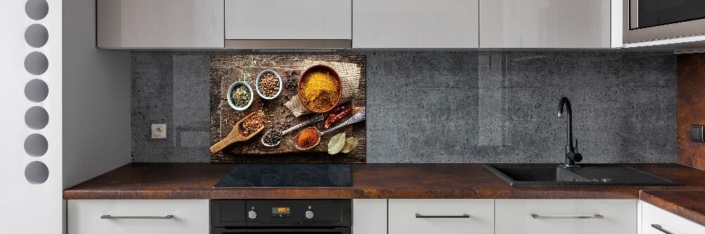 Cooker splashback A mixture of spices