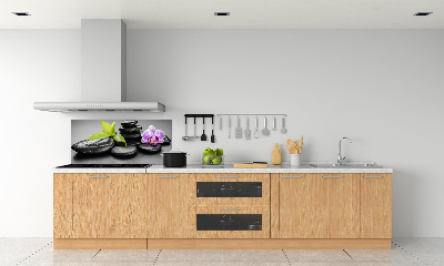 Cooker splashback Zen stones