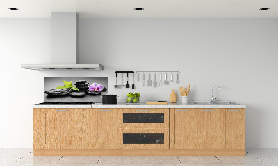 Cooker splashback Zen stones