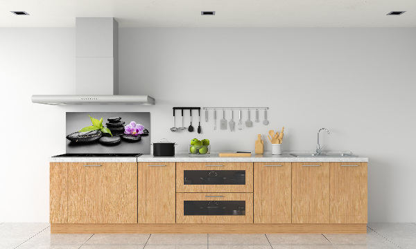 Cooker splashback Zen stones