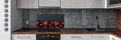 Kitchen splashback Hearts on the board