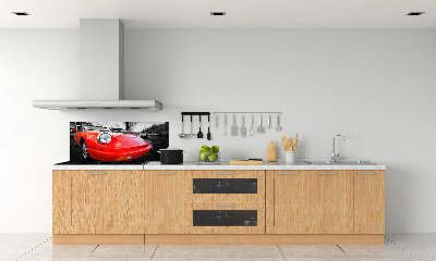 Glass splashback Classic car