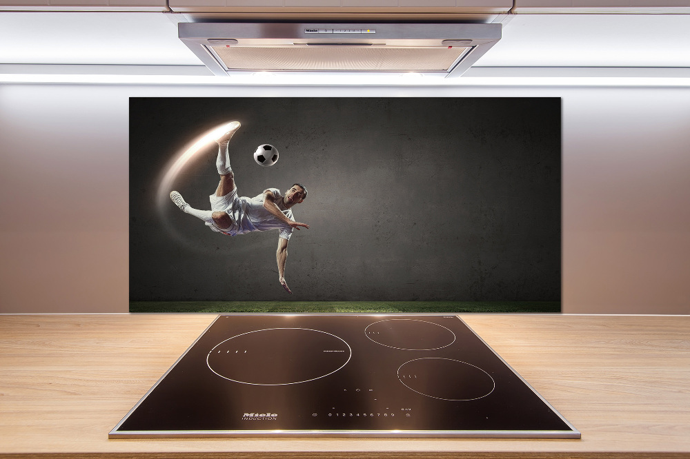 Cooker splashback Footballer