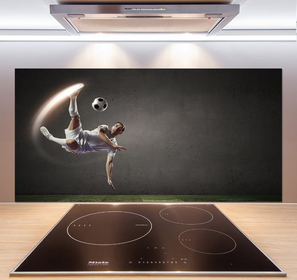 Cooker splashback Footballer